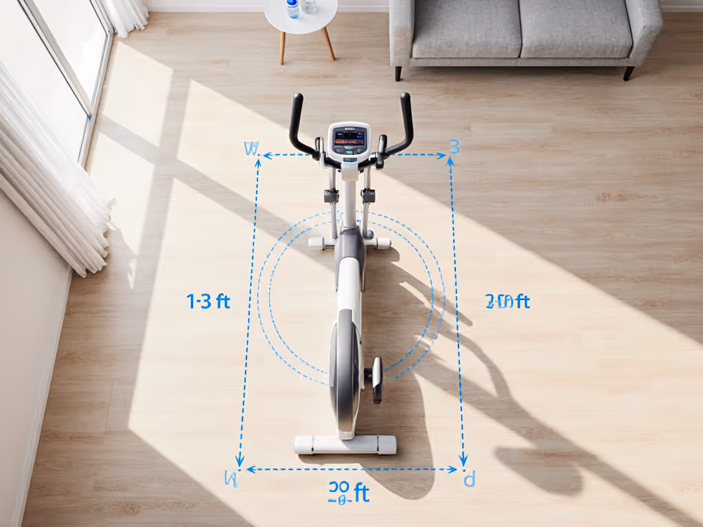compact_elliptical_setup_showing_clearance_around_machine