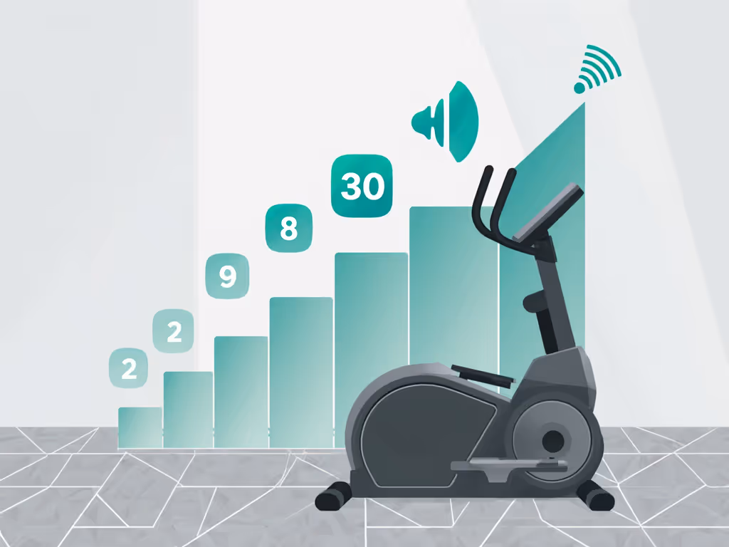 elliptical_workout_schedule_showing_progression_from_15_to_30_minutes_over_8_weeks_with_noise_levels_marked